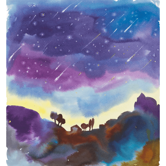 Acquerello "Living with the stars"