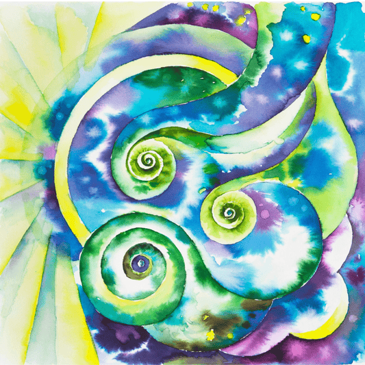 Acquerello "Occhi di Dio"