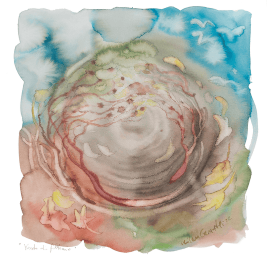 Acquerello "Vento di Febbraio"