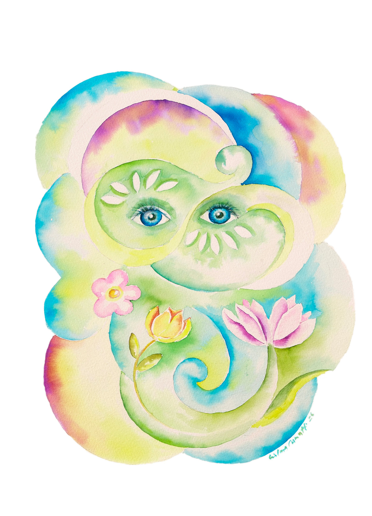 Acquerello "Tu sei Primavera II"