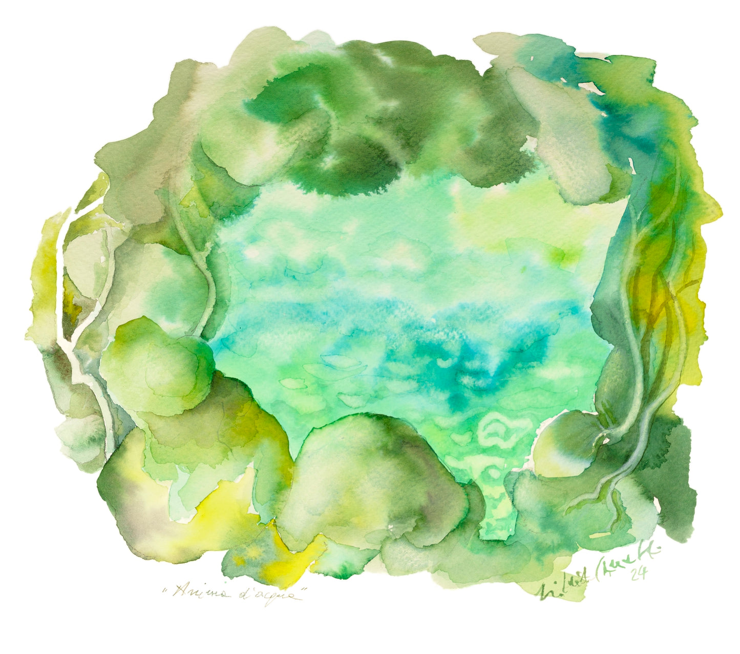 Acquerello "Anima d'Acqua"
