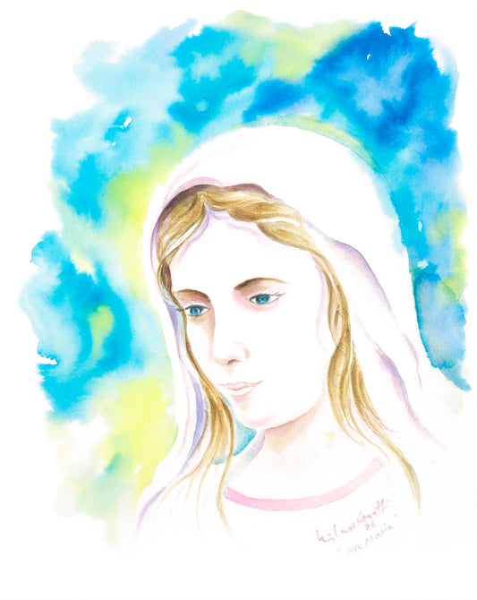 Acquerello "Ave Maria"